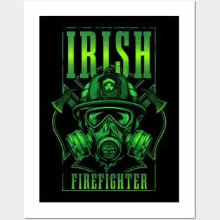 Irish Firefighter Posters and Art